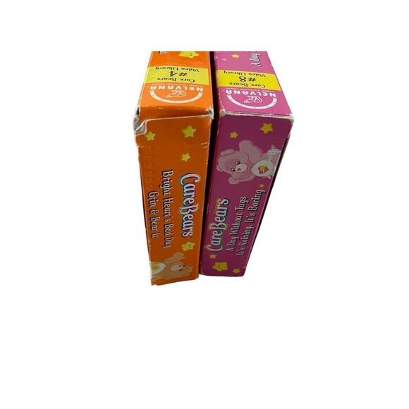 Lot of 2 Care Bears VHS Tapes Vintage Movies Y2K Family Kids Electronics - Picture 4 of 6